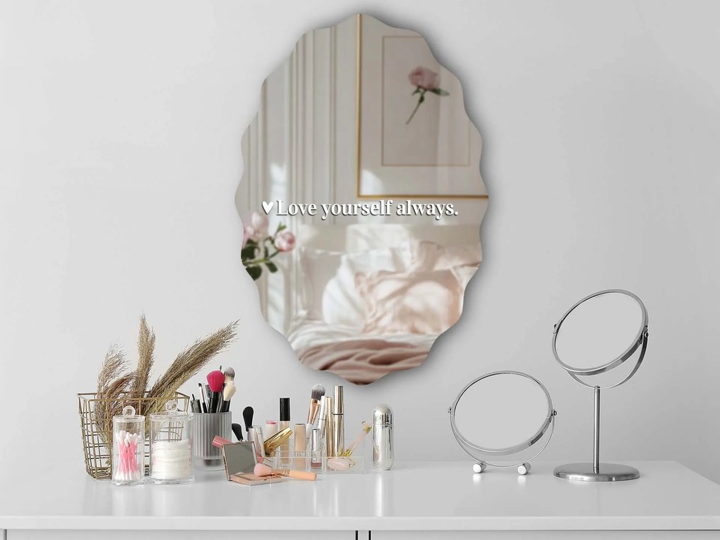 Adesivo per specchio S36 – Love yourself always.