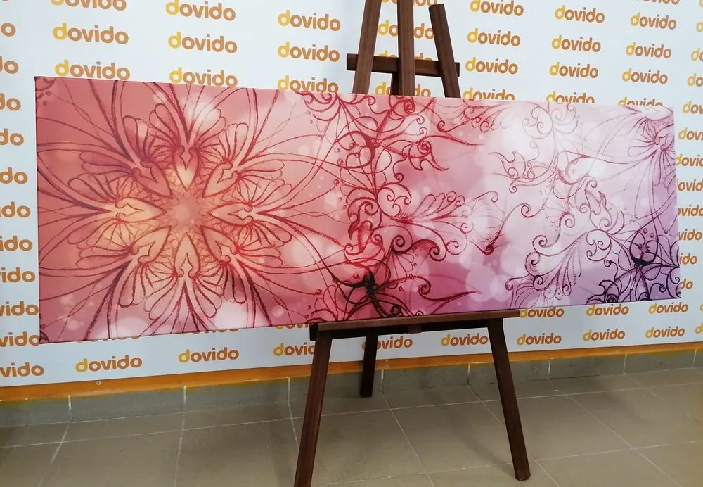 Quadro su tela – Mandala floreale