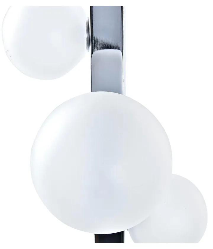 Lampada da tavolo DKD Home Decor Argentato Bianco 220 V Moderno (15 x 15 x 68 cm)