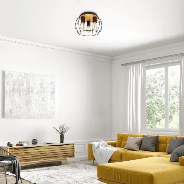 Rabalux 5293 - Plafoniera KAMALA 3xE27/25W/230V