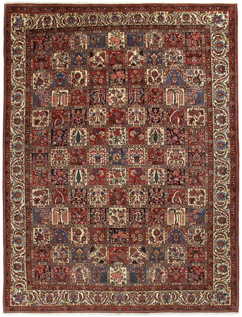 Bakhtiar Tappeto persiano 300 x 390 (Iran) Annodato A Mano