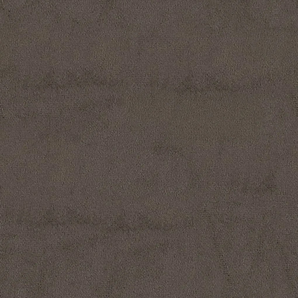 Poggiapiedi grigio scuro 60x60x36 cm in microfibra