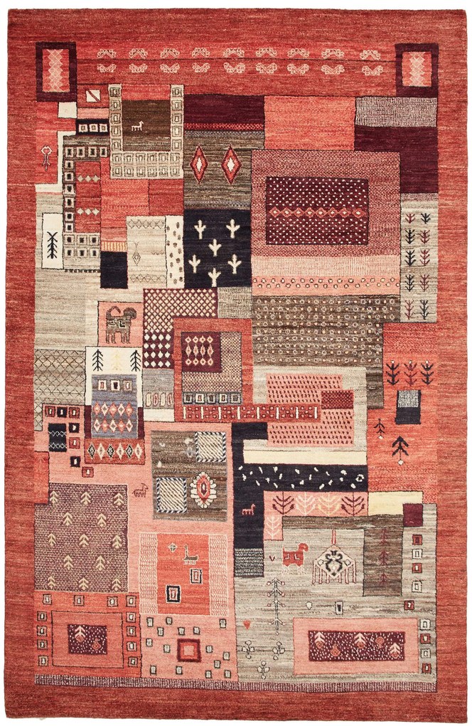Loribaft Tappeto 200 x 310 (Pakistan) Annodato A Mano