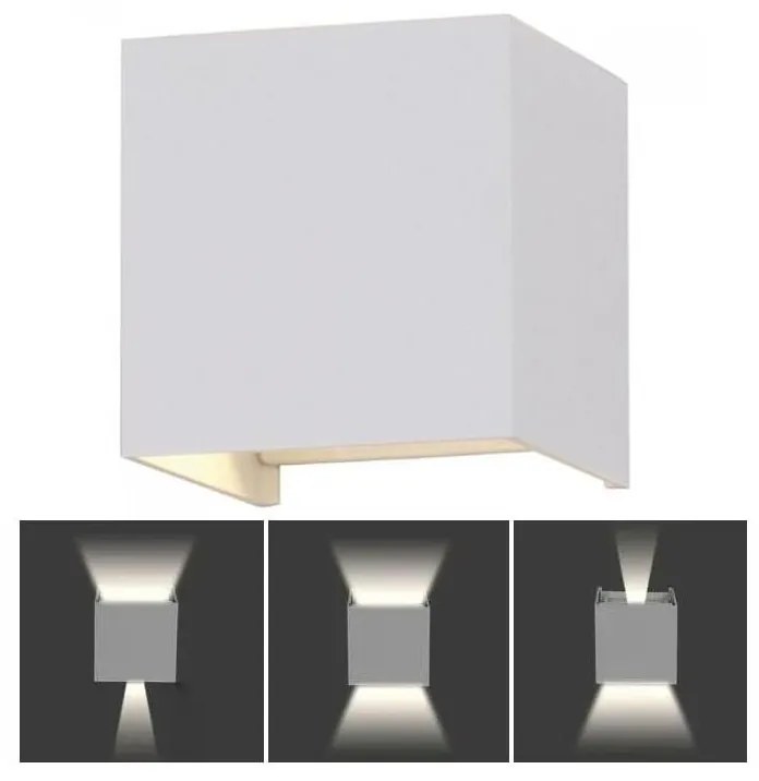 Applique LED da esterno LED/11W/230V 4000K IP65 bianco