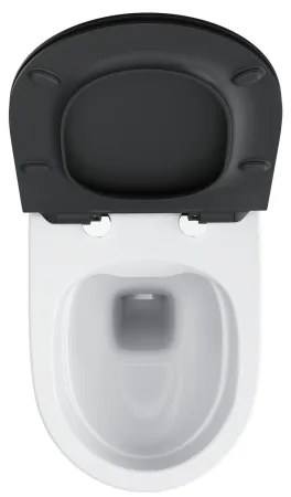 Ravak X01862 - Sedile WC a chiusura rallentata SoftClose VITA SLIM, nero