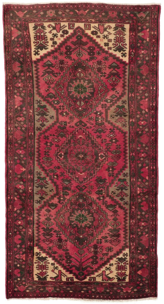 Tappeto 100 x 190 (Iran) Annodato A Mano