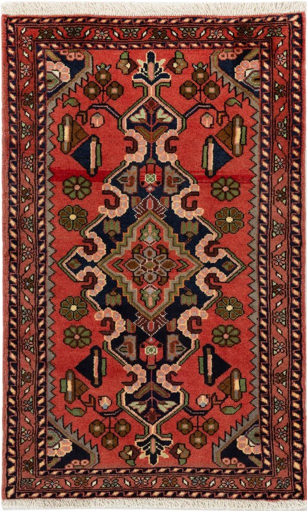 Shiraz Tappeto 130x80 (Iran) Annodato A Mano