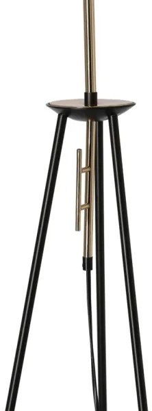 Lampada con piedistallo TAFLO 1xE27/60W/230V bianco/nero/oro