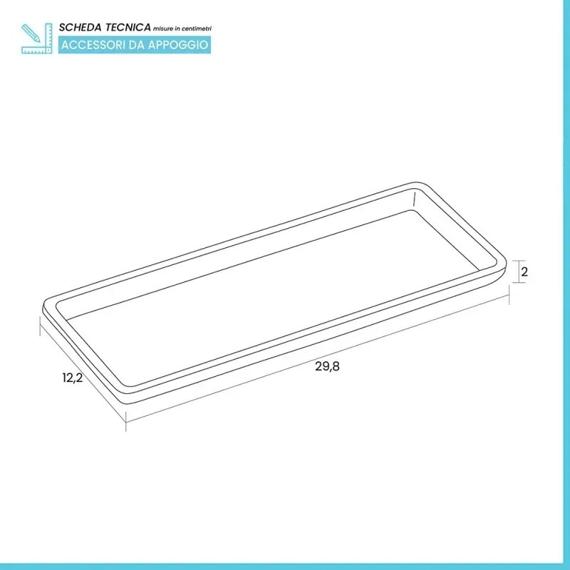 Set accessori bagno effetto marmo 3 pezzi con dispenser portaspazzolino e vassoio in resina Ivy