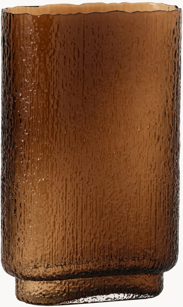 Vaso in vetro Amber, alt. 25 cm