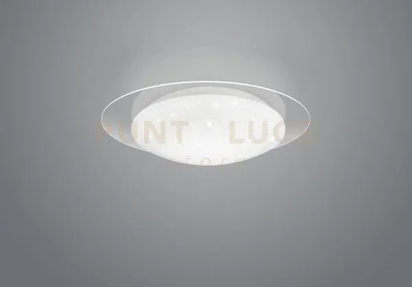 Plafoniera led diffusore frodo effetto stelle r62063500 bianco d.35cm