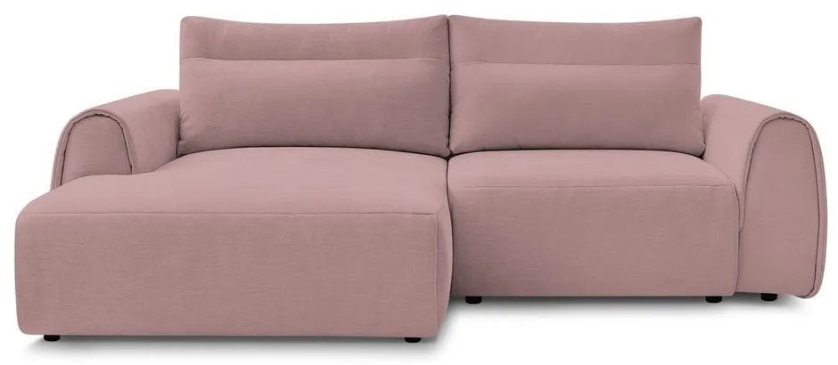 Divano angolare in rosa chiaro Aden – Bobochic Paris