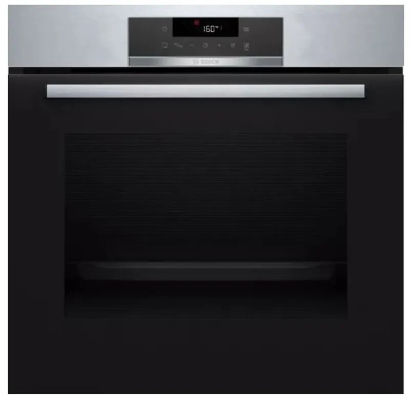 Forno multifunzione da incasso 71L 60cm con pirolisi e idrolisi, acciaio inox - HBA171BS4F - bosch