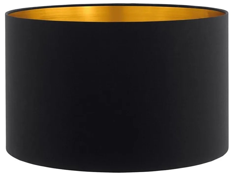 Eglo 32486 - Paralume universale TUNJA per portalampada E27, Ø 38 cm, nero/rame