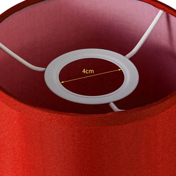 Brilagi - Paralume universale NUBILA E27 15,5x14 cm rosso