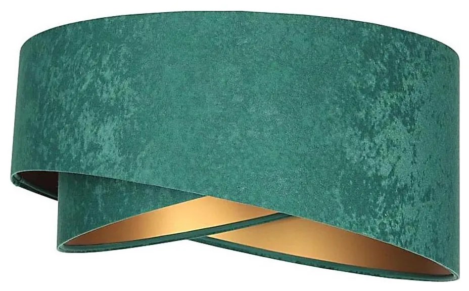 Paralume universale GALAXY E27 diametro 45 cm verde/oro