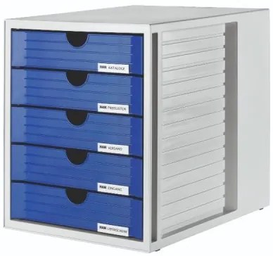 CASSET. SYSTEMBOX 5 CASSETTI BLU