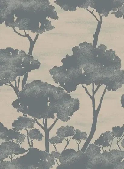 Ailanto Carta da parati Pini - Sage grey