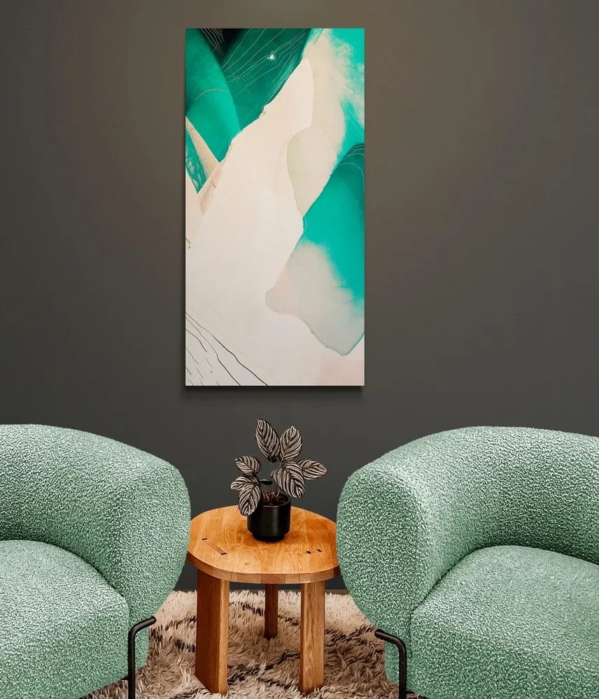 Quadro su tela – Astrazione blu moderna