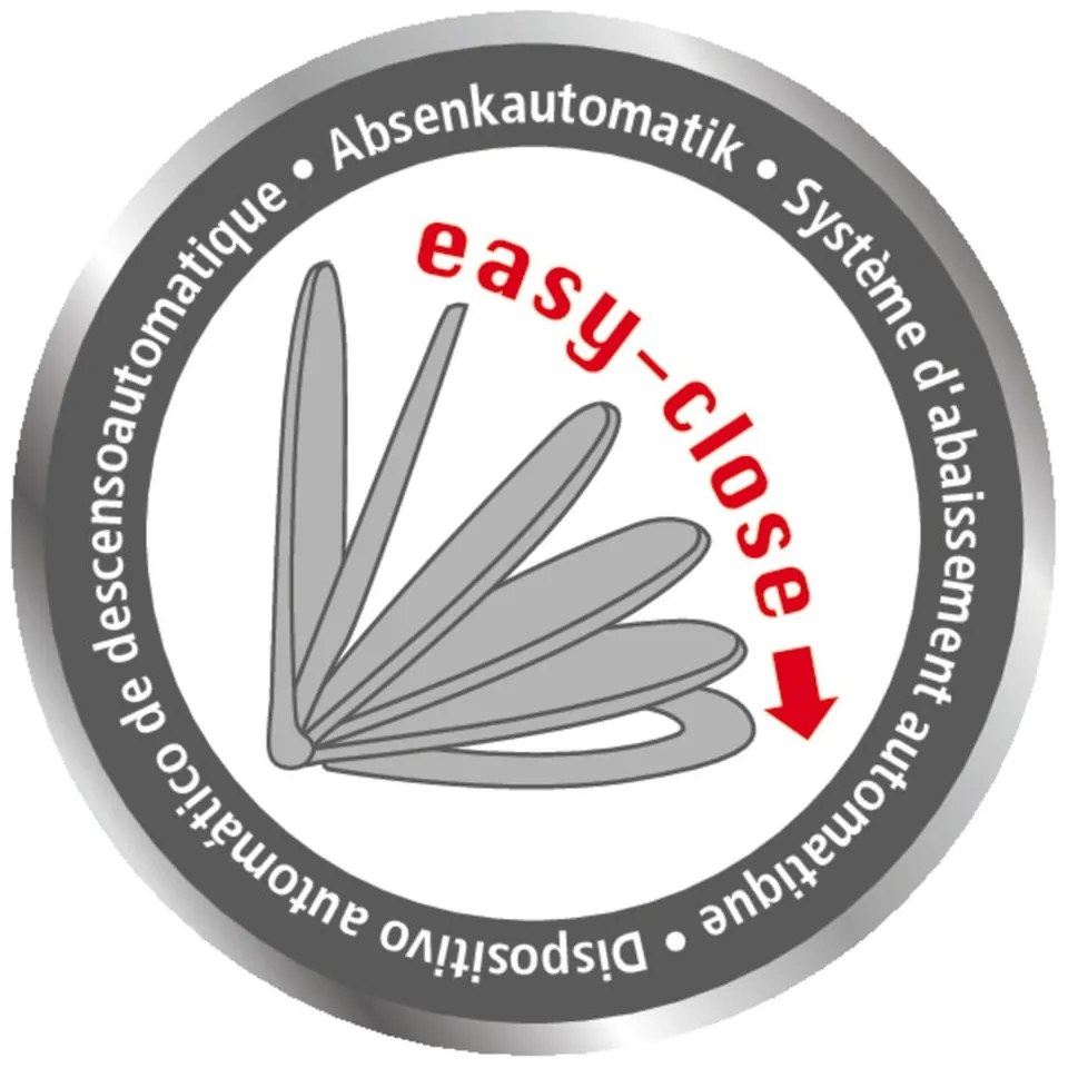 Sedile WC con chiusura Easy-Close (automatica) 38 x 45 cm Droplets – Wenko