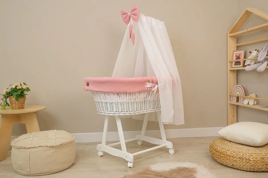 Letto in vimini con attrezzatura per un bambino - Coniglio