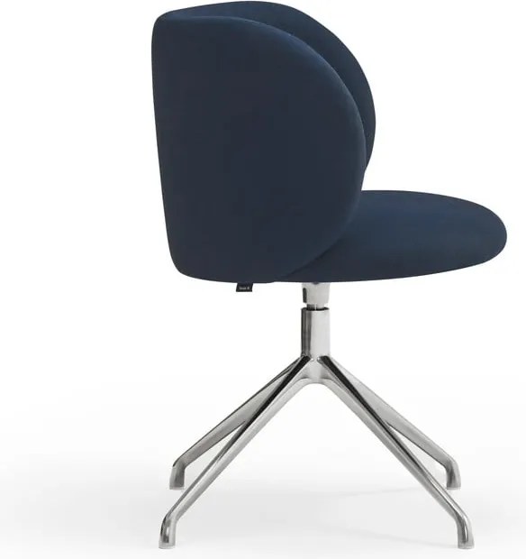 Sedia da pranzo blu scuro in imbottito Mogi – Teulat