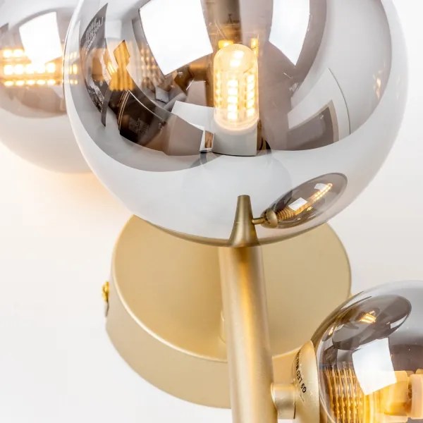 Brilagi - Applique a LED MILLA 3xG9/3W/230V oro/fumé