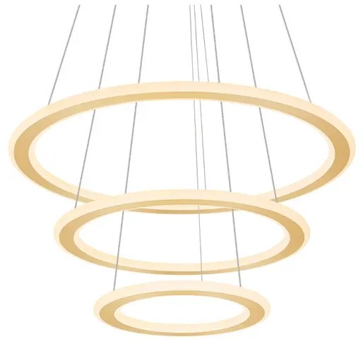 One Flat Lampada a Sospensione Triple 2700/3000K Brass - SLV