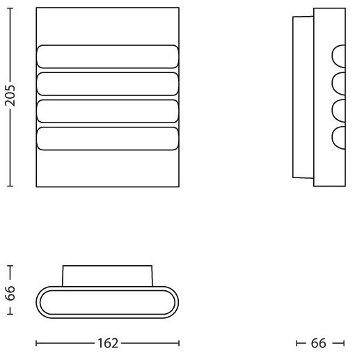 Philips 17273/47/16 - Applique a LED da esterno MYGARDEN RACCOON LED/3W IP44