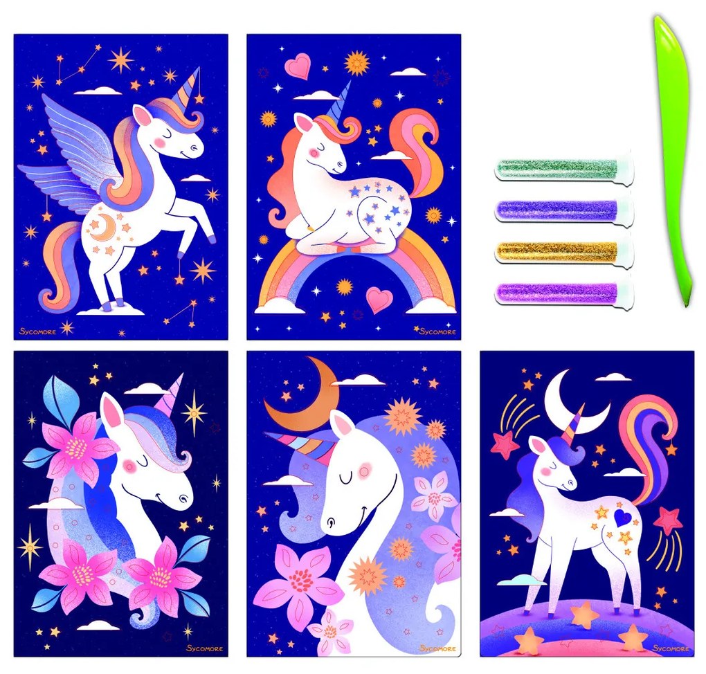 Artissimo – Glitter – Unicorni di notte