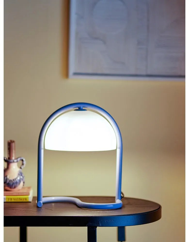 Lampada da tavolo blu (altezza totale 29,5 cm) Favour – Bloomingville