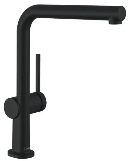Rubinetto da cucina fisso a l Talis M54 nero verniciato satinato HANSGROHE