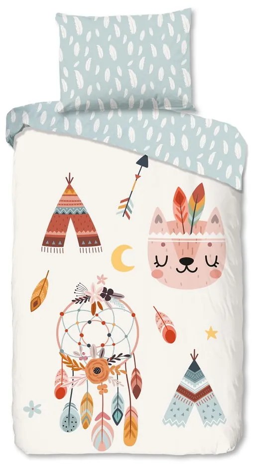 Biancheria da letto per bambini in flanella per letto singolo 140x200 cm Dreamy – Good Morning