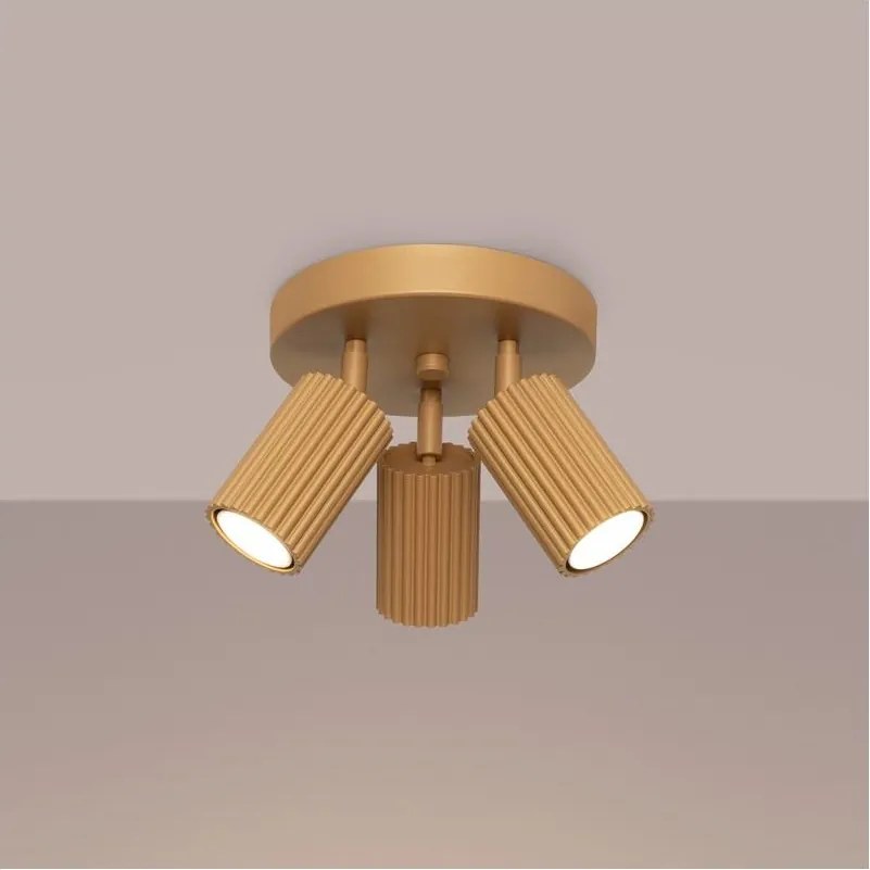 Brilagi - Faretto LED CRESTO 3xGU10/10W/230V oro