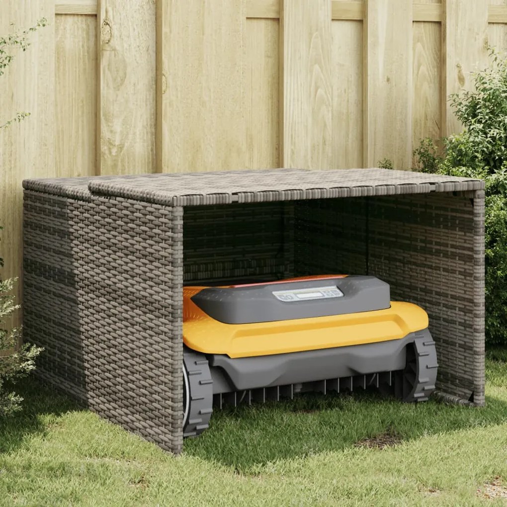 Garage Per Robot Tosaerba Grigio 86x90x52/57 Cm İn Polyrattan /