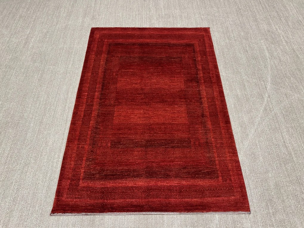 Loribaft Tappeto persiano 200 x 130 Rosso (Iran) Annodato A Mano