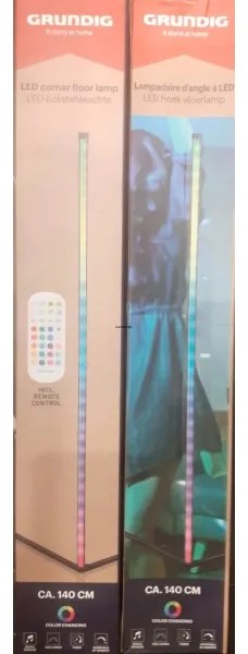 Grundig - LED RGBW Lampada da terra dimmerabile LED/6W/230V + telecomando