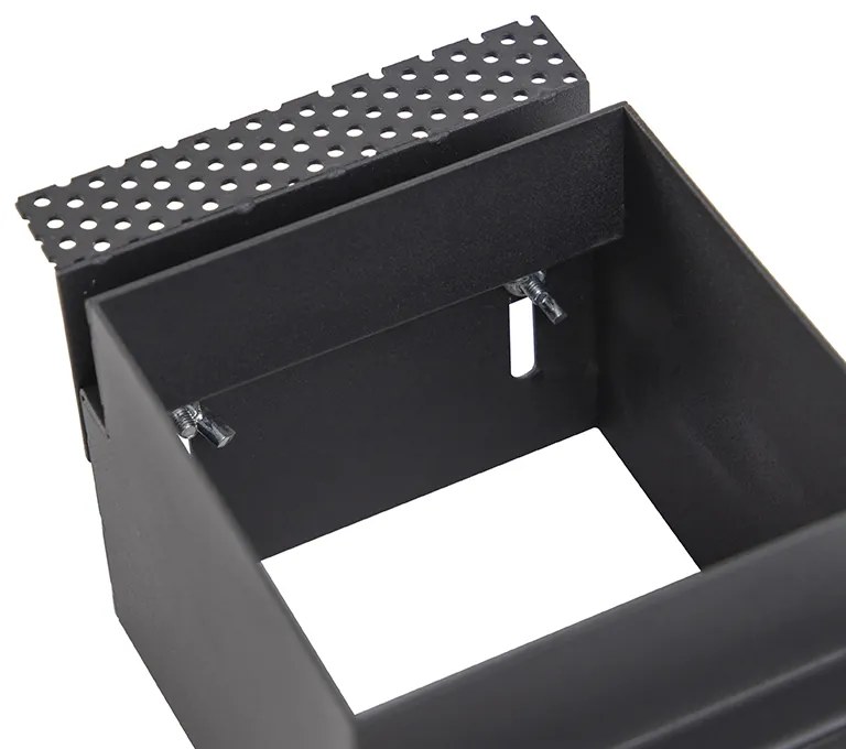 Faretto da incasso nero GU10 AR70 senza cornice - Oneon