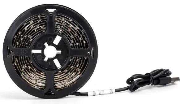 Aigostar - Striscia LED 2m LED/4,9W/5V 6500K IP65 nero