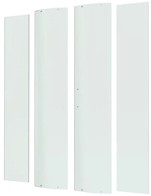 Kit vetro per doccia ad apertura scorrevole Easy L 90 x H 190cm, Sp. 6 mm trasparente