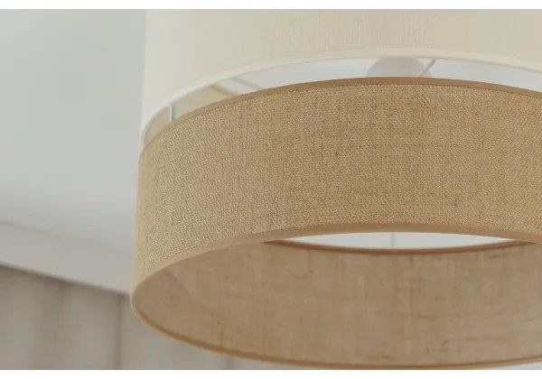 Brilagi - Lampadario a plafone ROYAL YUTE 1xE27/15W/230V diametro 40 cm beige/color crema