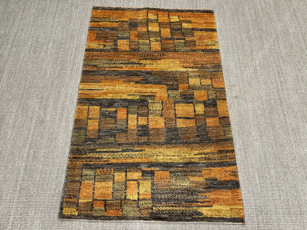 Gabbeh Tappeto persiano 150x90 Giallo (Iran) Annodato A Mano