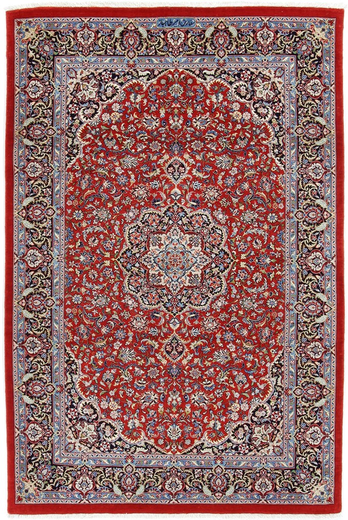 Kashan Tappeto 110 x 170 (Iran) Annodato A Mano