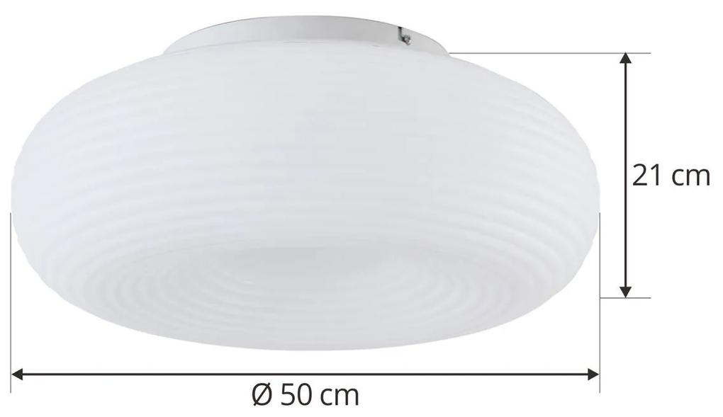 Lucande Smart LED plafoniera Bolti, bianco, RGBW, CCT, Tuya