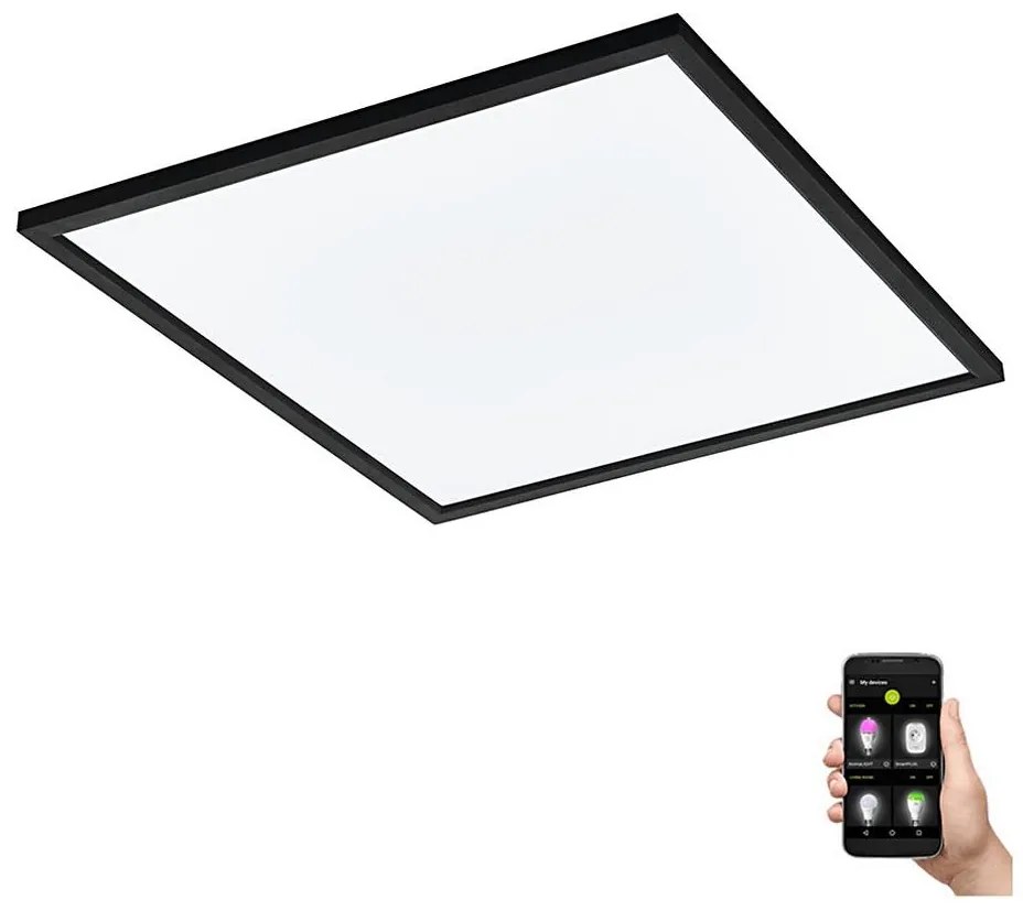 Eglo 900052 - Plafoniera LED dimmerabile SALOBRENA-Z LED/33W/230V nero