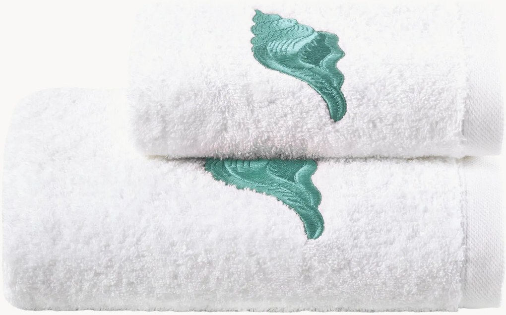 Set di 2 asciugamani in cotone Ariel