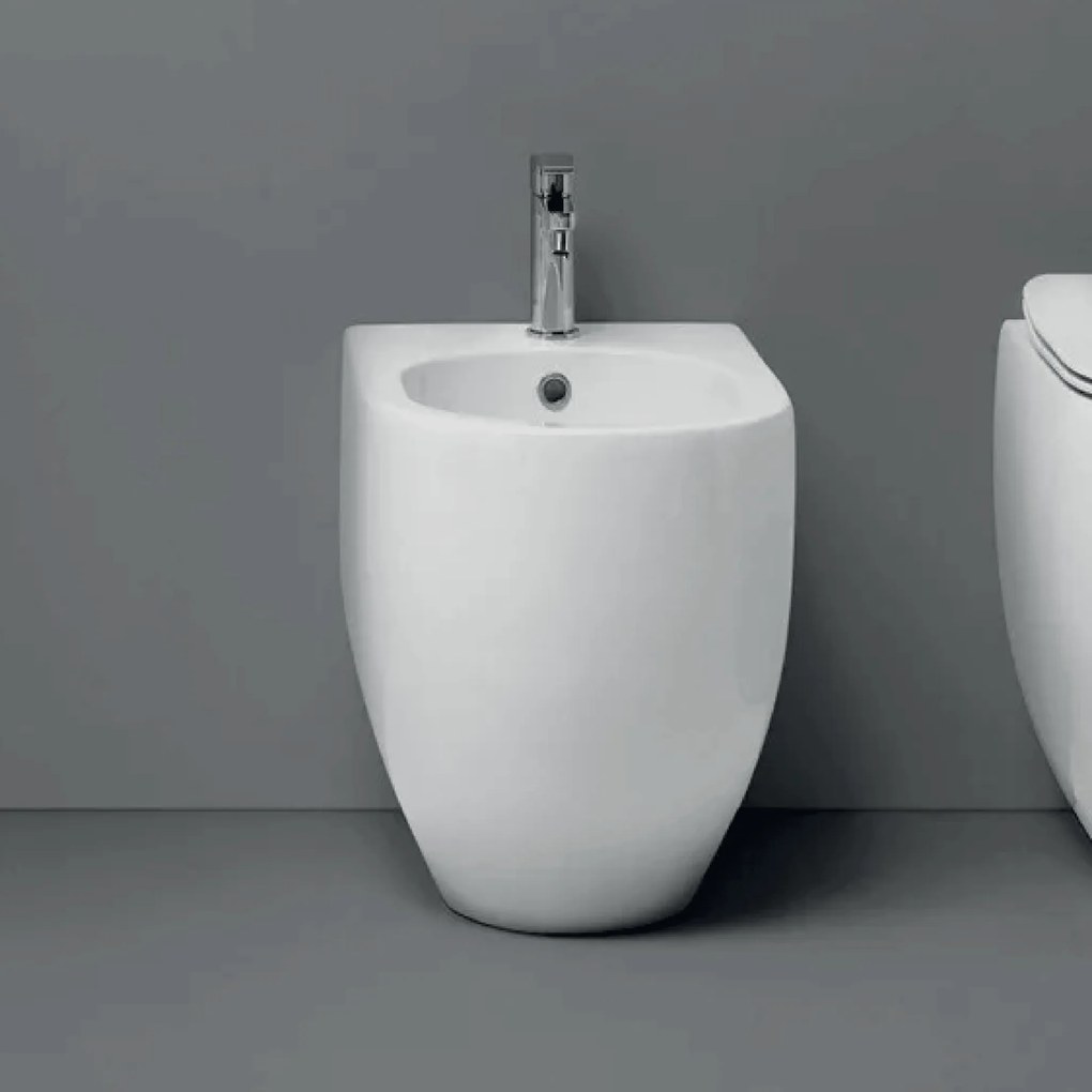 Bidet a Terra Kerasan Bianco Lucido "Flo 52"