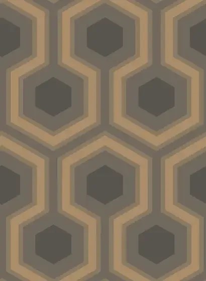 Cole & Son Carta da parati Hicks' Grand - Slate/ Bronze