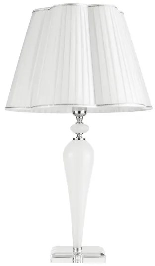 Lampada da tavolo DEBUSSY luci in vetro Bianco 40x69 cm