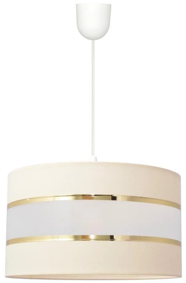 Lampadario su filo HELEN 1xE27/15W/230V crema